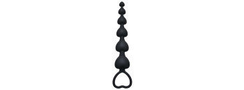 Анальная цепочка Hearts Beads Black 4101-03Lola