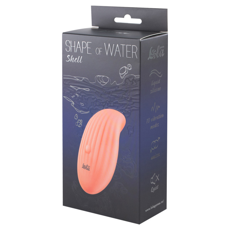 Вибратор Lola games Shape of water Shell 8681-00Lola
