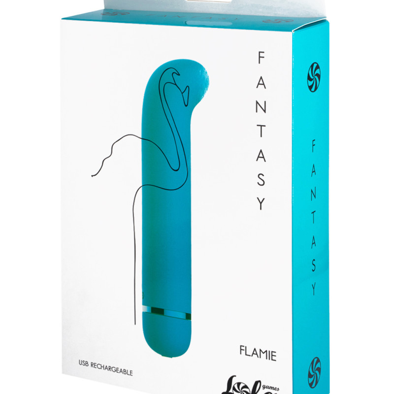 Перезаряжаемый вибратор Fantasy Flamie Blue 7912-03lola