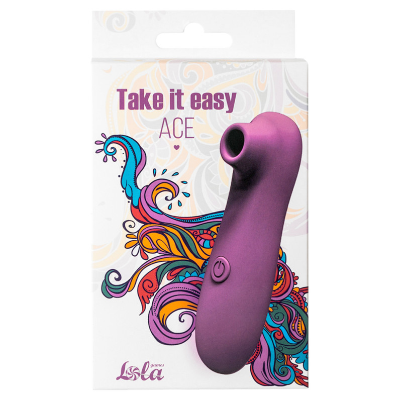 Вакуумно-волновой стимулятор Take it easy Ace Purple 9020-03lola