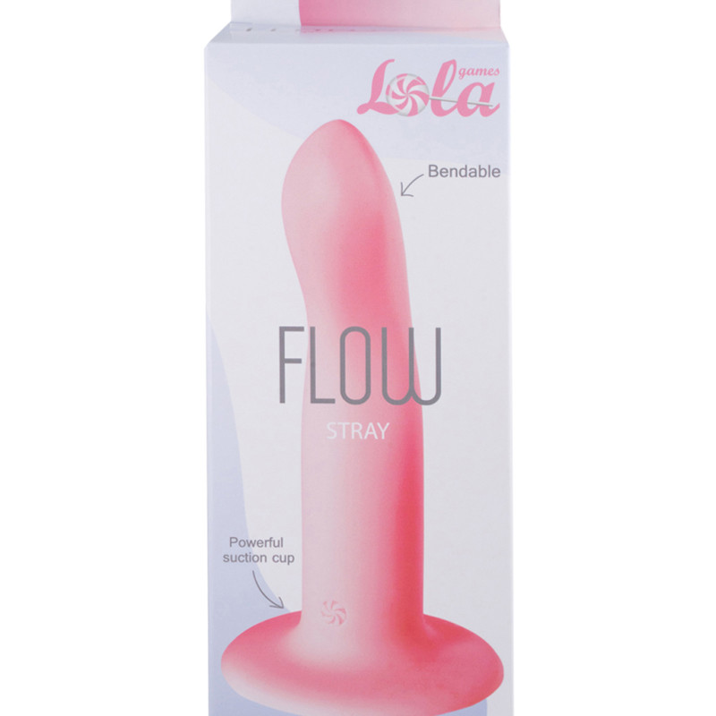 Нереалистичный дилдо Flow Stray Pink 2041-02lola