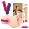 Мастурбатор Adel Onahole Edition 001 телесный TPE с вибрацией KOKOS M01-003-10DEV