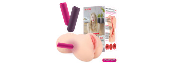 Мастурбатор Hanna Onahole Edition 002 телесный TPE с вибрацией KOKOS M01-003-11EV