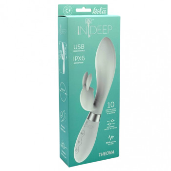 Перезаряжаемый вибратор Indeep PRO Theona White 7707-01indeep