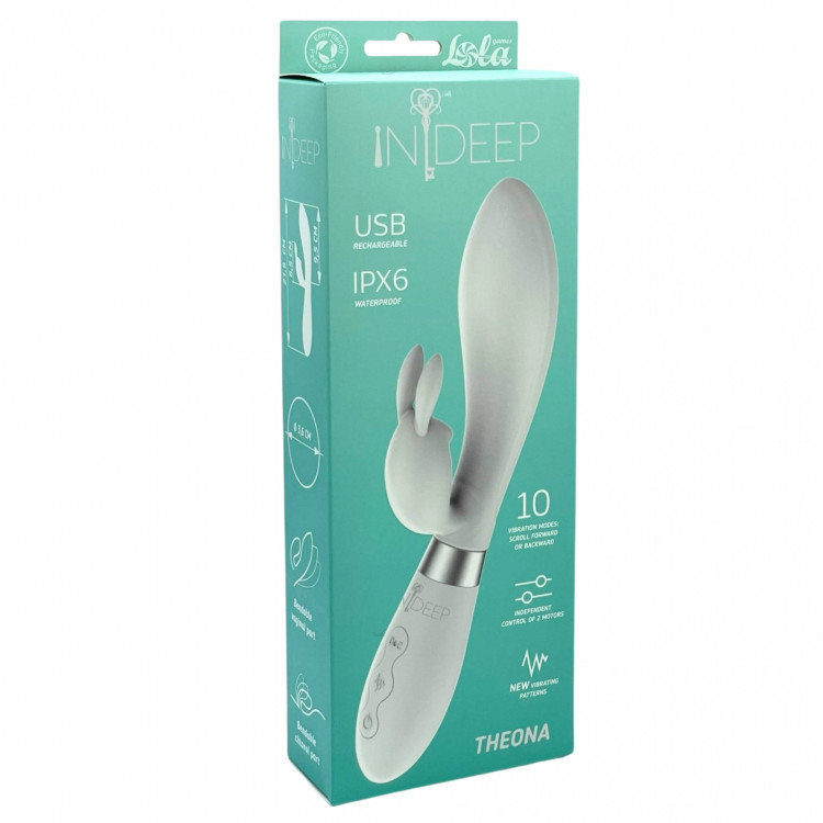 Перезаряжаемый вибратор Indeep PRO Theona White 7707-01indeep
