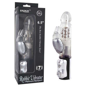 Вибратор Classicle Rabbit Silver EK-1504-Sv