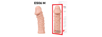 Насадка на фаллос реалистичная с пупырышками телесная KOKOS Extreme Sleeve ES-006-M