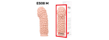 Насадка Extreme Sleeve с пузырьками TPR телесная KOKOS ES-008-M