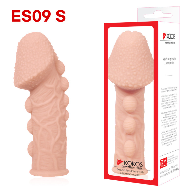 Насадка на фаллос Extreme Sleeve телесная TPR KOKOS ES-009-S