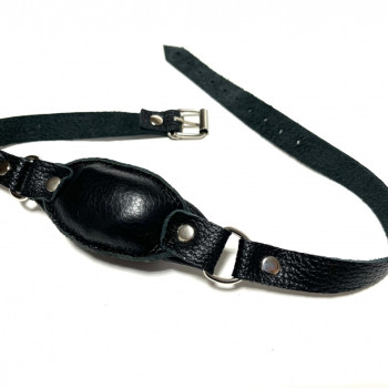 Кляп кожаный черный 60013ars
