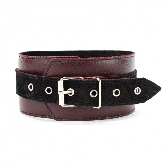 Ошейник Lady's Arsenal Бордо из Кожи и Замши 67030ars