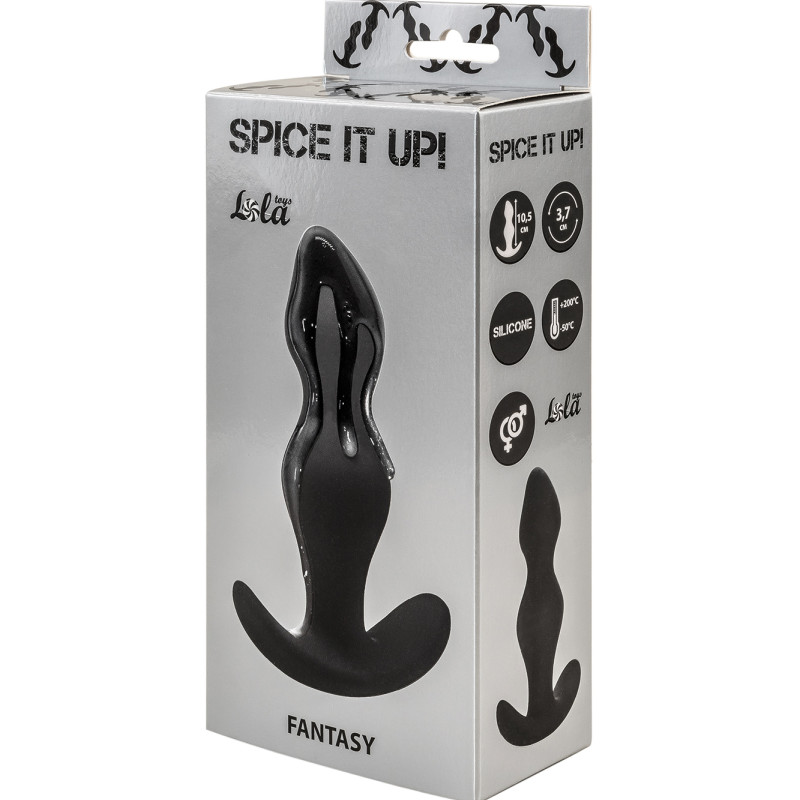 Анальная пробка Spice it up Fantasy Black 8006-01lola