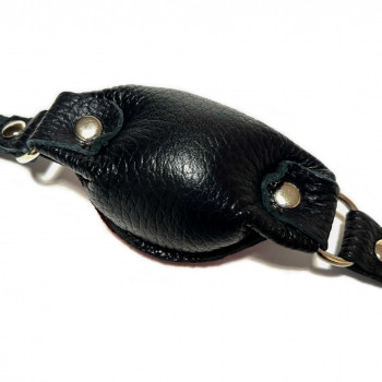 Кляп кожаный черно-красный 60014ars