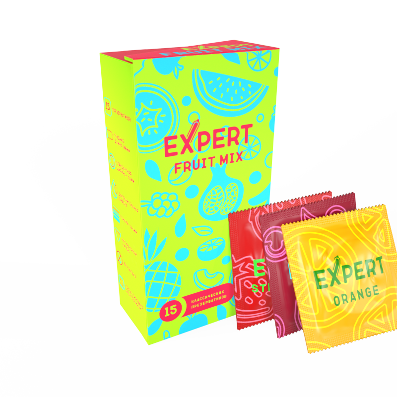 Презервативы Expert Fruit Mix 15 шт 9434ex
