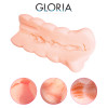 Мастурбатор Gloria с вибрацией телесный TPR KOKOS M03-001-08V
