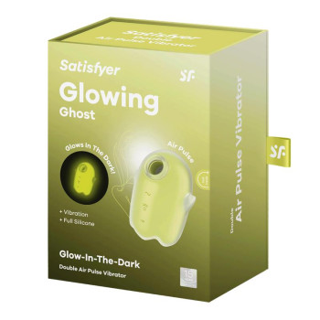 Вакуумный массажер Satisfyer Glowing Ghost yellow 060064SA
