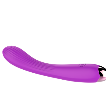 Гибкий силиконовый вибратор фиолетовый SW3014V