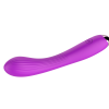 Гибкий силиконовый вибратор фиолетовый SW3014V