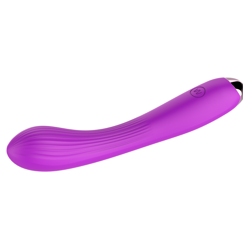 Гибкий силиконовый вибратор фиолетовый SW3014V