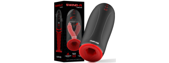 Мастурбатор с эффектом нагрева, маятниковыми движениями и вибрацией D-236663