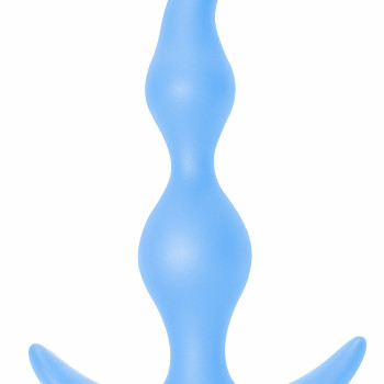 Анальная пробка Bent Anal Plug Blue 5002-02lola
