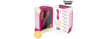 Перезаряжаемый мини-вибратор с режимом постукивания D-242093