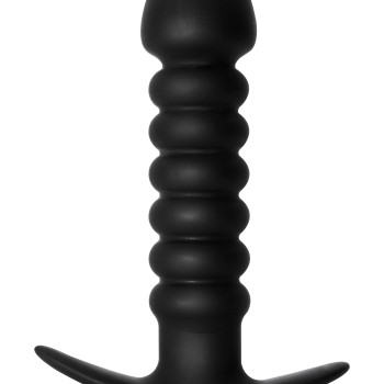 Анальная пробка с вибрацией Twisted Anal Plug Black (Батарейки ААА) 5007-03lola