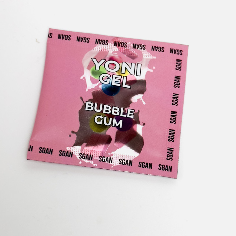 Саше Лубрикант SGAN Sensual со вкусом Баблгам для орального секса 5 мл 0578sg