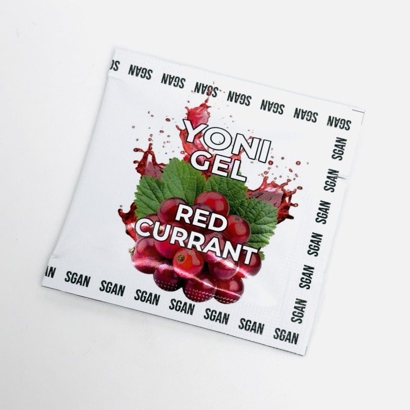 Лубрикант SGAN Sensual Саше со вкусом Красной Смородины для орального секса 5 мл 2660sg