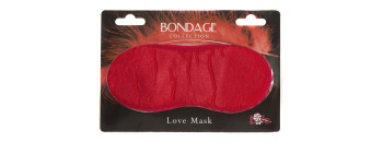 Маска на глаза BONDAGE красная 1030-02Lola