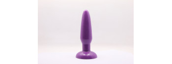 Анальная пробка с присоской 3,7 см purple BI-017001R