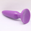 Анальная пробка с присоской 3,7 см purple BI-017001R
