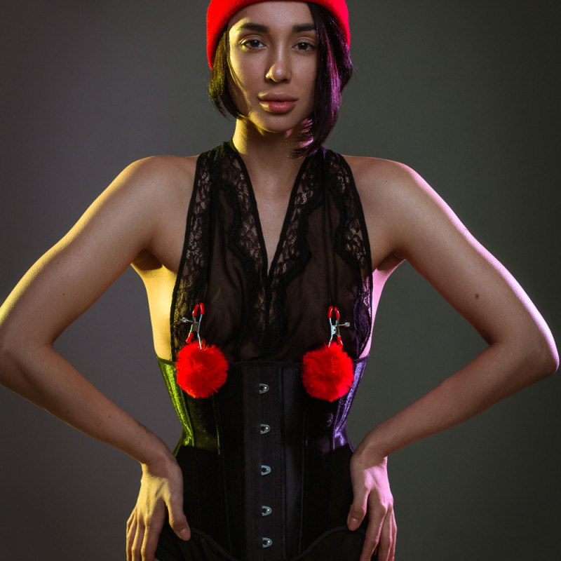 Зажимы на Cоски Party Hard Angelic Red 1140-03lola