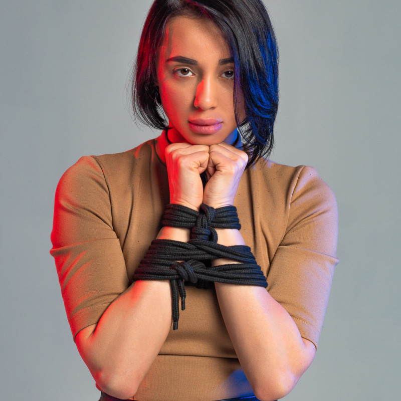 Веревка Party Hard Do Not Disturb Black 5м 1157-01lola