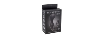 Эрекционное кольцо с анальной пробкой Double Pleasure Anal Plug Black 4217-01Lola