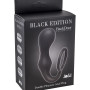 Эрекционное кольцо с анальной пробкой Double Pleasure Anal Plug Black 4217-01Lola
