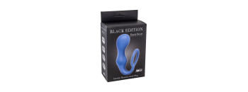 Эрекционное кольцо с анальной пробкой Double Pleasure Anal Plug Blue  4217-03Lola