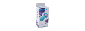 Анальная пробка Emotions Cutie Small Turquoise light purple crystal 4011-05Lola