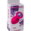 Анальная пробка Emotions Cutie Large Pink dark purple crystal 4013-02Lola
