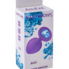 Анальная пробка Emotions Cutie Medium Purple light blue crystal 4012-05Lola