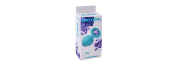 Анальная пробка Emotions Cutie Medium Turquoise light purple crystal 4012-04Lola