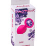 Анальная пробка Emotions Cutie Small Pink dark purple crystal 4011-01Lola