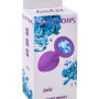 Анальная пробка Emotions Cutie Small Purple light blue crystal 4011-03Lola