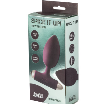 Анальная пробка с вибрацией Spice it up New Edition Perfection Wine red 8014-03lola