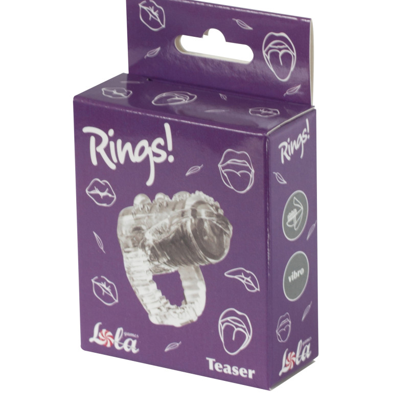 Насадка на язык Rings Teaser transparent 0116-01Lola