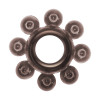 Эрекционное кольцо Rings Bubbles black 0112-31Lola