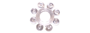Эрекционное кольцо Rings Bubbles white 0112-30Lola
