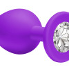 Анальная пробка Emotions Cutie Small Purple clear crystal 4011-04Lola
