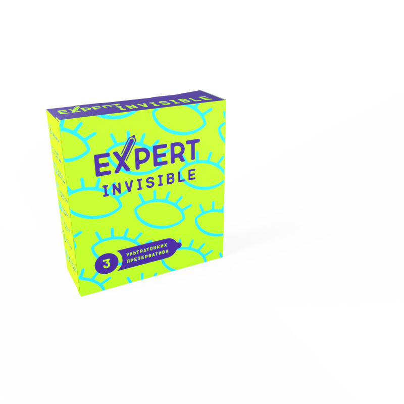 Презервативы Expert Invisible 3 шт 9335ex