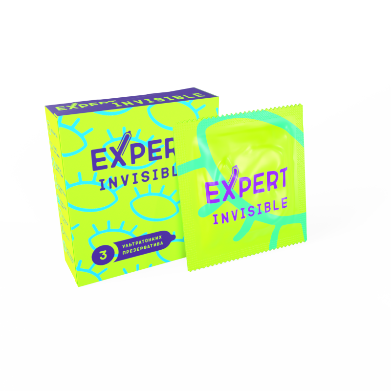 Презервативы Expert Invisible 3 шт 9335ex